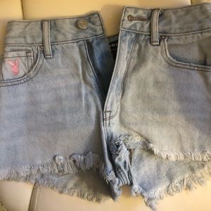 Playboy By PacSun Low Rise Denim shorts size 22